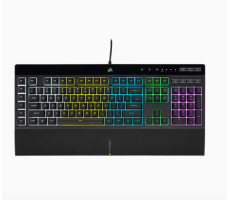 Keyborad Corsair |  K55 RGB PRO Gaming Keyboard, Backlit Zoned RGB LED, Rubberdome)